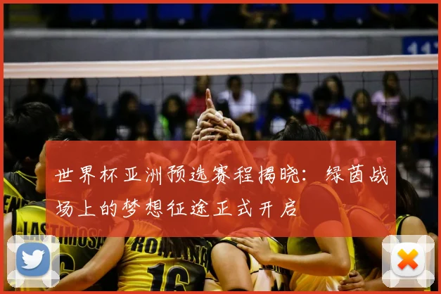 世界杯亚洲预选赛程揭晓:绿茵战场上的梦想征途正式开启
